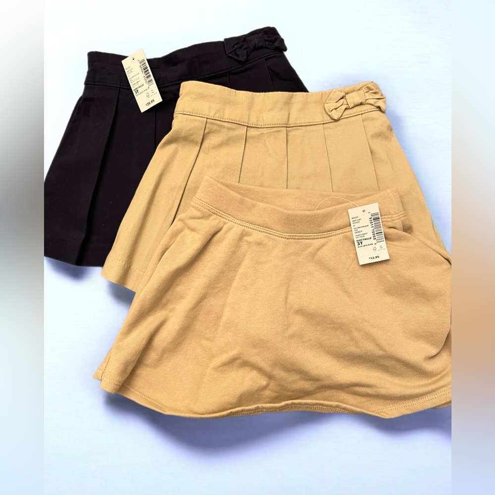 Girl School Uniform Skirt/skort bundle of 3. 3T never worn. New with tags